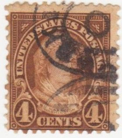 Північна Америка Северная Америка ^/--/^ США 1923 г.№ 476 гашеная ^_^^^ США 1923 р. No 476 гашена - фото фото фото