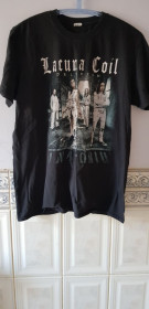 Футболки, майки Футболки, майки ^/--/^ Футболка &amp;quot;Lacuna Coil&amp;quot;  (100% cotton, M, Bangladesh) б/у ^_^^^ Футболка &amp;quot;Lacuna Coil&amp;quot; (100% cotton, M, Bangladesh) б/у - фото фото фото