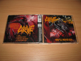 Музичні диски Музыкальные диски ^/--/^ GRAVE - You&amp;apos;ll Never See   (1992 Century Media 1 /--/ st press,Germany) ^_^^^ You&amp;apos;ll Never See (1992 Century Media 1 /--/ st press, Germany) - фото фото фото