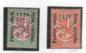 Інші країни Другие страны ^/--/^ Финляндия 1928 /--/ г.№ 137-138**  серия ^_^^^ Фінляндія 1928 р. No 137-138** серія - фото фото фото