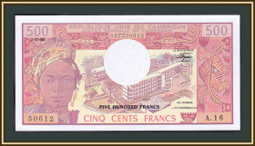 Інші країни Другие страны ^/--/^ Камерун 500 франков 1983 P-15  (15 /--/ d.2) UNC ^_^^^ Камерун 500 франків 1983 P-15 (15 /--/ d.2) UNC - фото фото фото
