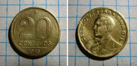 Бразилія Бразилия ^/--/^ Бразилия  (1945) 20 сентаво. Президент Жетулиу Варгас ^_^^^ Бразилія (1945) 20 сентаво. Президент Жетуліу Варгас - фото фото фото