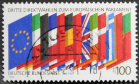 Інше Другое ^/--/^ ФРГ Флаги Европарламент 1989 ^_^^^ ФРН Прапори Європарламент 1989 - фото фото фото