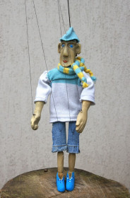Ляльки Куклы ^/--/^ Унікальна колекційна маріонетка Митець Художник Artist Künstler ^_^^^ Уникальная коллекционная марионетка Художник Artist Künstler - фото фото фото