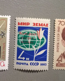 Флора Флора ^/--/^ СССР 1963 Надпечатка ^_^^^ СРСР 1963 Надпечатка - фото фото фото