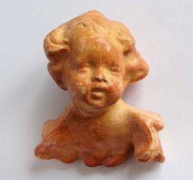 Статуетки, Скульптури, Фігурки, Фарфор Статуэтки, Скульптуры, Фигурки, Фарфор ^/--/^ Настенная керамическая фигурка Ангелок, Germany ^_^^^ Настінна керамічна фігурка Ангелок, Germany - фото фото фото