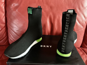 Чоботи, черевики Сапоги, ботинки ^/--/^ Ботинки из текстиля DKNY, р.37/23,6 ^_^^^ черевики з текстилю DKNY, р.37/23,6 - фото фото фото
