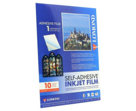 Фотопапір Фотобумага ^/--/^ LOMOND PET Self-Adhesive White Ink Jet Film – белая самоклеящаяся, А /--/ 4, 100 мкм, 10 листов ^_^^^ LOMOND PET Self-Adhesive White Ink Jet Film – біла самоклейна, А /--/ 4, 100 мкм, 10 аркушів - фото фото фото