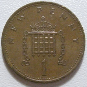 Єлизавета II (після ) Елизавета II (после ) ^/--/^ Велика Британія 1 новий пенні 1971 року 43025 ^_^^^ Великобритания 1 новый пенни 1971 года 43025 - фото фото фото