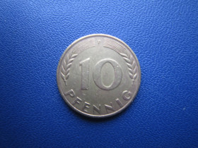 НДР, ФРН ГДР, ФРГ ^/--/^ Монета 10 пфенігів Німеччина ФРН 1970 F ^_^^^ Монета 10 пфеннигов Германия ФРГ 1970 F - фото фото фото