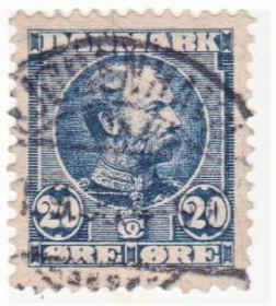 Скандинавія Скандинавия ^/--/^ Дания 1904 г..№ 43 А гашеная ^_^^^ Данія 1904 р. No 43 А гашена - фото фото фото