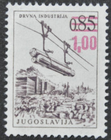 Інше Другое ^/--/^ Югославия Провизории Лесозаготовка 1976 ^_^^^ Югославія Провізорії Лесозаготівля 1976 - фото фото фото
