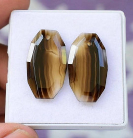 Агат Агат ^/--/^ Натуральный агат  пара 17 Ct  23 x 13 мм ^_^^^ Натуральний агат пара 17 Ct 23 x 13 мм - фото фото фото