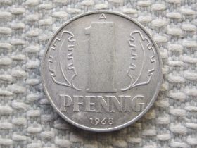 НДР, ФРН ГДР, ФРГ ^/--/^ Германия ГДР 1 пфенниг 1968 года #5808 ^_^^^ Німеччина НДР 1 пфеніг 1968 року #5808 - фото фото фото