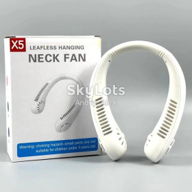 Вентилятори Вентиляторы ^/--/^ Вентилятор портативний на шию Vaneless Leafless Hanging Neck Fan X /--/ 5  (дуйка) ^_^^^ Вентилятор портативный на шею Vaneless Leafless Hanging Neck Fan X /--/ 5 (дуйка) - фото фото фото