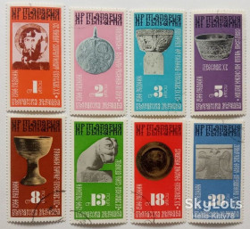 Балканський півострів Балканский полуостров ^/--/^ Болгария 1974 искусство археология Mi 2392-2399 ^_^^^ Болгарія 1974 мистецтво археологія Mi 2392-2399 - фото фото фото