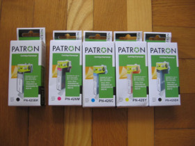 Картриджі Картриджи ^/--/^ Комплект картриджів Patron PN-425, 426 сумісних з Canon CLI-425  (BK), 426   (BK, Y, C, M), нові ^_^^^ Комплект картриджей Patron PN-426 совместимых с Canon CLI-426 (BK, Y, C, M) новые - фото фото фото