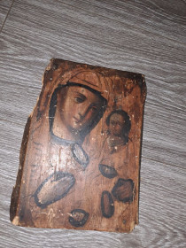 Ікони Иконы ^/--/^ Икона Богородица 1621 /--/ см 19 век дерево ^_^^^ Ікона Богородиця 1621 /--/ см 19 століття дерево - фото фото фото