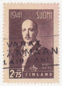 Скандинавія Скандинавия ^/--/^ Финляндия 1941 г. № 252 гашеная ^_^^^ Фінляндія 1941 р. No 252 гашена - фото фото фото