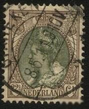 Інші країни Другие страны ^/--/^ Голландия 1899 г. №  60  гашеная ^_^^^ 1899 р. No 60 гашена - фото фото фото