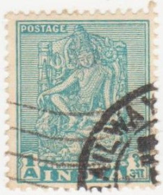 Інші країни Другие страны ^/--/^ Индия  1949 г. № 197 гашеная ^_^^^ Індія 1949 р. No 197 гашена - фото фото фото