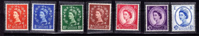 Великобританія Великобритания ^/--/^ Великобритания  1958 г MNH - HM QE-II -  стандарт  - 2 /--/ а скана ^_^^^ Великобританія 1958 MNH - HM QE-II - стандарт - 2 /--/ а скана - фото фото фото