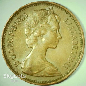 Єлизавета II (після ) Елизавета II (после ) ^/--/^ Великобритания 1 новый пенни, 1983 №104 ^_^^^ Велика Британія 1 новий пенні, 1983 No /--/ 104 - фото фото фото
