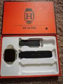 Розумні годинники (Smart watch) Умные часы (Smart watch) ^/--/^ Фірмовий Металевий смарт годинник S /--/ 9 Ultra ^_^^^ Металлический смарт часы S /--/ 9 Ultra - фото фото фото