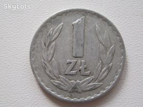 - року - года ^/--/^ Польша 1 злотый 1975 года MW #14061 ^_^^^ Польща 1 злотий 1975 року MW #14061 - фото фото фото