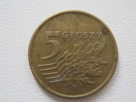 Сучасна (після ) Современная (после ) ^/--/^ Польша 5 грошей 1998 года #14712 ^_^^^ Польща 5 грошей 1998 року #14712 - фото фото фото