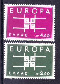 Греція Греция ^/--/^ Греция 1963 г  MNH  - ЕВРОПА  СЕПТ /  EUROPA  CEPT - ^_^^^ Греція 1963 MNH - Європа СЕПТ / EUROPA CEPT - фото фото фото