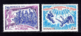 Фауна Фауна ^/--/^ NM Фауна Монако 1978 г  MNH - цирк ^_^^^ NM Фауна Монако 1978 MNH - цирк - фото фото фото