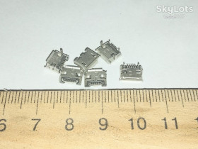 Порти, роз'єми Порты, разъемы ^/--/^ Разъем micro USB 5 pin лот - 1 /--/ шт ^_^^^ Роз'єм micro USB 5 pin лот - 1 /--/ шт - фото фото фото