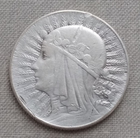 - року - года ^/--/^ Польша 5 злотых, 1934 г, серебро ^_^^^ Польща 5 злотих, 1934 р, срібло - фото фото фото