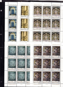 Мистецтво Искусство ^/--/^ Искусство .  Югославия 1979 г   MNH  -  5 м/листов - ^_^^^ Югославія 1979 MNH - 5 м/листів - фото фото фото