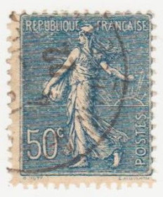 Франція Франция ^/--/^ Франция 1921  г. № 135 гашеная ^_^^^ Франція 1921 р. No 135 гашена - фото фото фото
