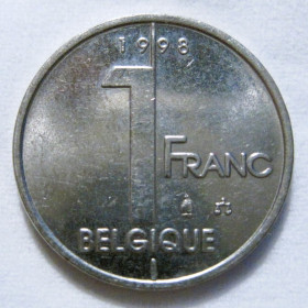 Бельгія Бельгия ^/--/^ Бельгія 1 франк 1998 року BELGIQUE #6 /--/ П /--/ 1685 ^_^^^ Бельгия 1 франк 1998 года BELGIQUE #6 /--/ П /--/ 1685 - фото фото фото