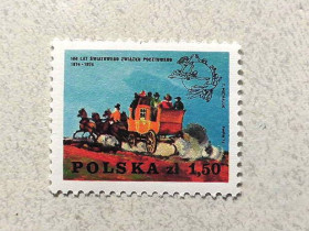 Польща Польша ^/--/^ Поштова марка Польща 1974 рік ** ^_^^^ Почтовая марка Польша 1974 год ** - фото фото фото