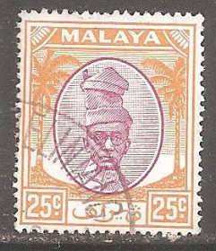 Малайзія Малайзия ^/--/^ Бр.Малайя         (Перак) 1950 Sc.114 гаш. ^_^^^ Бр.Малайя (Перак) 1950 Sc.114 гаш. - фото фото фото