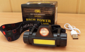Ліхтарі, ліхтарики Фонари, фонарики ^/--/^ Ліхтар налобний LED XPE + COB 18650 3.6 /--/ V 1350 mAh акумулятор NEW ^_^^^ Фонарь LED Q /--/ 5 + COUB аккумулятор NEW - фото фото фото