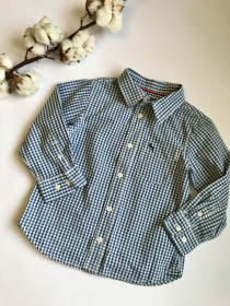 Блузки, сорочки Блузки, рубашки ^/--/^ Сорочка Клітка. H&amp;M. Котон. 5 років. Ріст 110 см ^_^^^ Сорочка Клетка. H&amp;M. Котон. 5 лет. Рост 110 см - фото фото фото