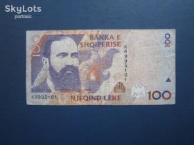 Балканський півострів Балканский полуостров ^/--/^ Банкнота 100 лек Албанія 1996 з обігу ^_^^^ Банкнота 100 лек Албания 1996 из обращения - фото фото фото