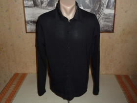 Сорочки Рубашки ^/--/^ Трикотажная рубашка &amp;quot;ZARA&amp;quot; Стиль+Качество! р-М-L Оригинал-шерсть+акрил. Состояние-Идеальное! ^_^^^ РУБАШКА ZARA.р-L made in TURKEY. - фото фото фото