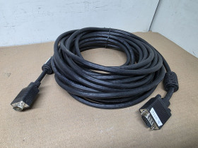 Шлейфи, перехідники Шлейфы, переходники ^/--/^ Кабель VGA D-Sub 15 pin тато-тато 10 м НОВИЙ  (9106-4) ^_^^^ Кабель VGA D-Sub 15 pin папа-папа 10 м Новый (9106-4) - фото фото фото