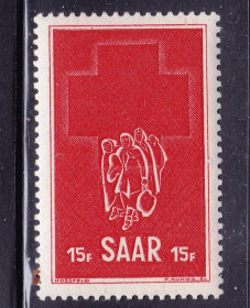 Інші країни Другие страны ^/--/^ СААР / SAAR  1952 г MNH  -  КРАСНЫЙ КРЕСТ ^_^^^ СААР / SAAR 1952 MNH - Червоний Кріст - фото фото фото