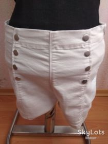 Шорти Шорты ^/--/^ Летние шорты goodies, ,белый,р.38 и 42 , фабричный Китай ^_^^^ Літні шорти goodies, , білий, р.38 і 42 , фабричний Китай - фото фото фото