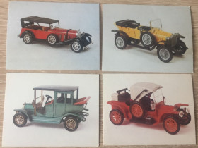 СРСР СССР ^/--/^ Открытка ретро авто 2 * 1985 + 2 * 1987 г.в. 4 штуки! ^_^^^ Листівка ретро авто 2 * 1985 + 2 * 1987 р.в. 4 штуки! - фото фото фото