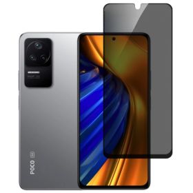 Чохли, бампера Чехлы, бампера ^/--/^ Захисне скло Fiji Privacy для Xiaomi Poco F /--/ 4 антишпигун Anti-peeping повна проклейка чорний - фото фото фото