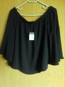 Блузки, сорочки Блузки, рубашки ^/--/^ Новая черная блузка   &amp;quot;Primark&amp;quot; р.46 - фото фото фото