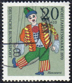 Інші країни Другие страны ^/--/^ ФРН 1970 - Маріонетки  (Гб) ^_^^^ ФРГ 1970 - Марионетки (Гб) - фото фото фото